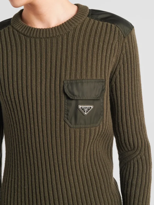 Prada Crew-Neck Sweater Army Green - Afbeelding 2